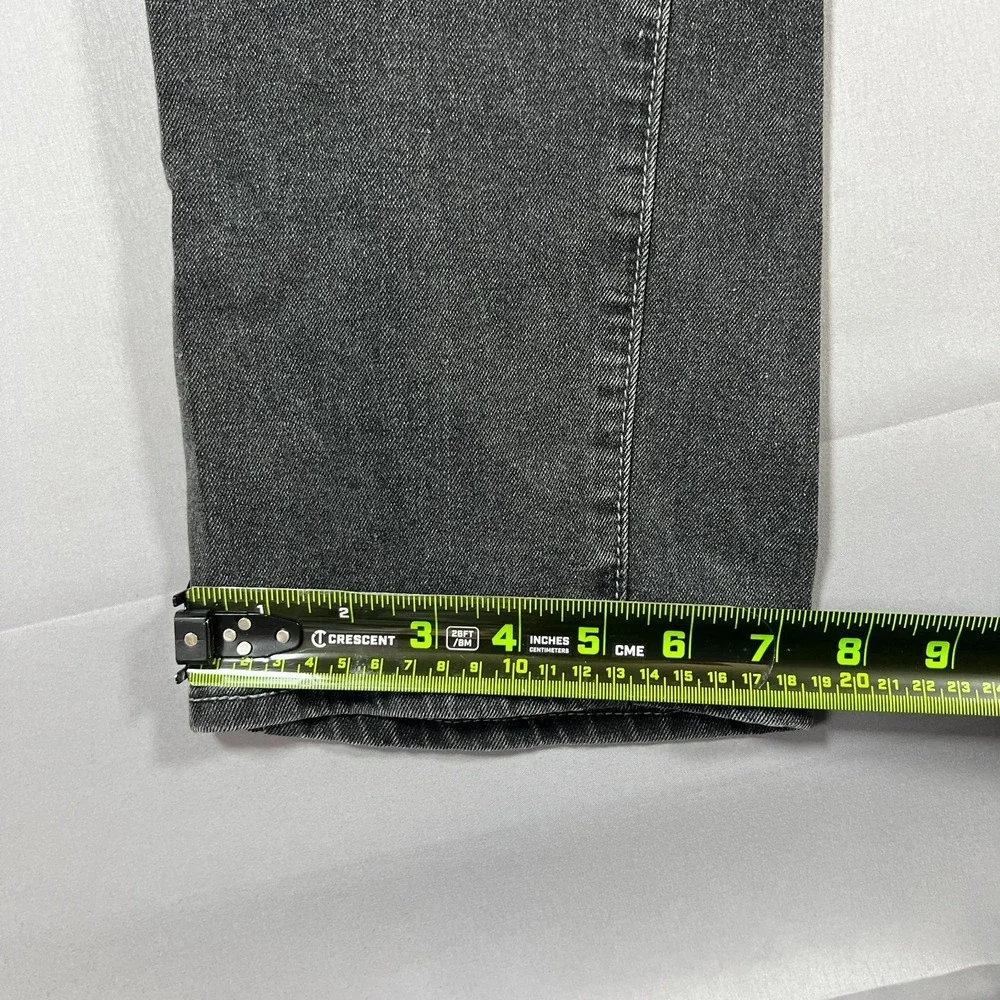 True Rebel Jeans Mens 34X30 Dark Gray Premium Denim 808 Slim Fit Straight Leg